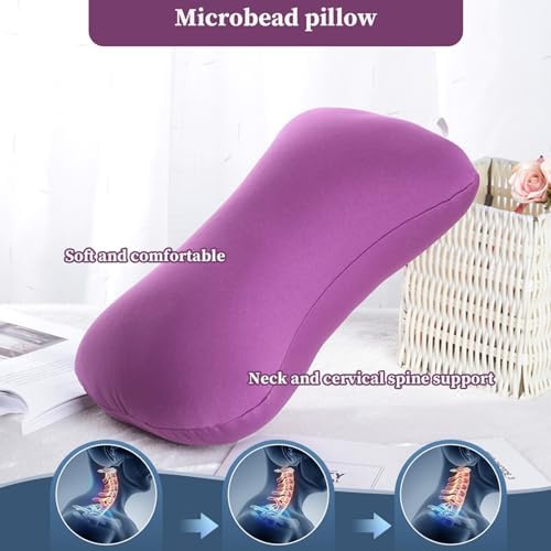 Pastoralist Microbead Neck Pillow - Comfortable Soft 15x79x24 Purple 1