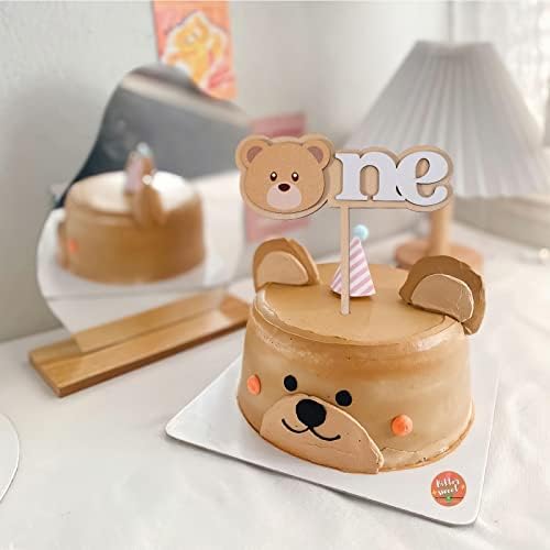 Wooden Teddy Bear Birthday Banner Decor