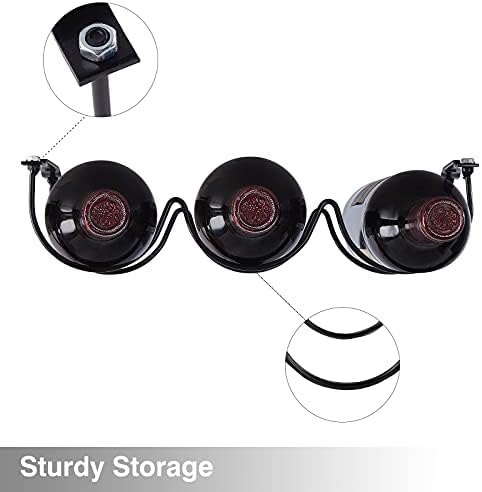 FOMANSH Wall-Mounted Wine Rack - Space-Saving Kitchen Organizer