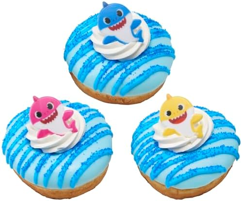 DecoPac Pinkfong Baby Shark 24 Cupcake Toppers 1