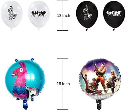 Nelton Video Game Party Supplies - Gamer Decorations