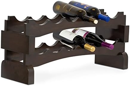 BIRDROCK HOME Stackable Wine Racks Set of 2