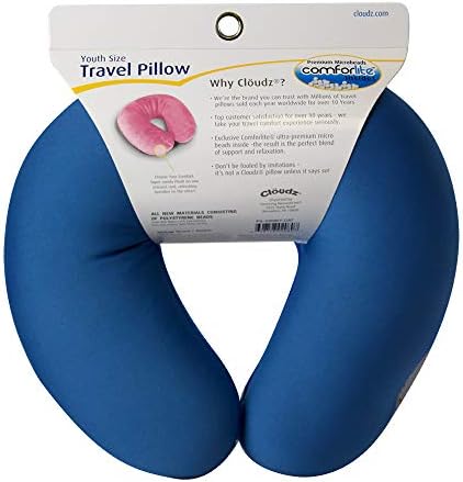 Cloudz Kids Dual Comfort Airplane Neck Pillow - Blue
