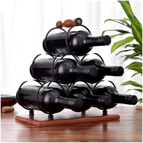 OXOAMP Freestanding Wine Rack with 6 Bottle Capacity