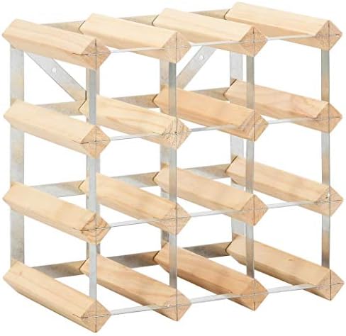 BIGBARLEY Freestanding Wine Rack for 12 Bottles