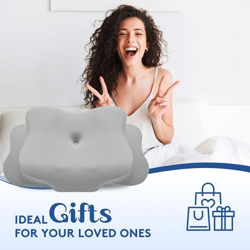 SUFOR Cooling Cervical Pillow with 2 Heights - Grey