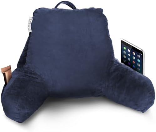 Nestl Reading Pillow with Laptop Lap Desk - Navy