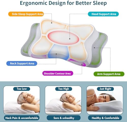 Cooling Cervical Pillow for Neck Pain Relief