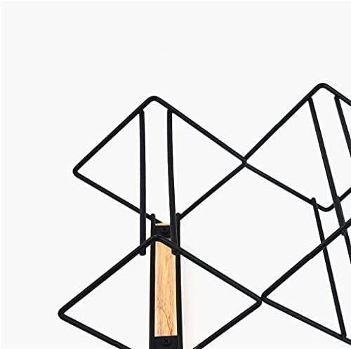 Freestanding Wine Rack for 3 Bottles with Solid Iron Frame