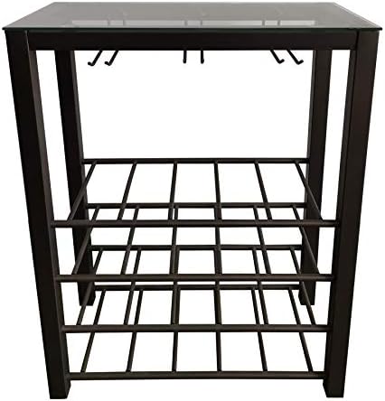 Kings Brand Freestanding Wine Rack with 20 Bottle Capacity