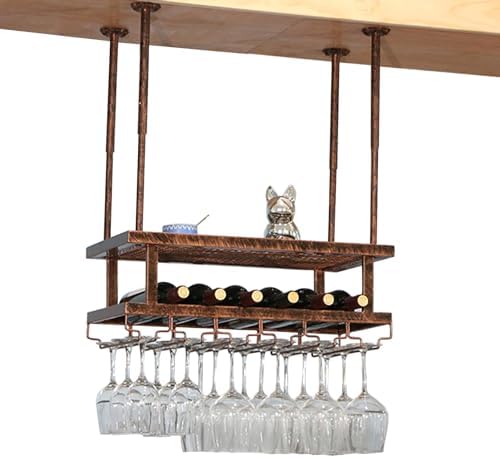 Whalebee Wall-Mounted Wine Rack Black Bronze