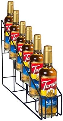 FixtureDisplays 6 Compartment Syrup Bottle Organizer