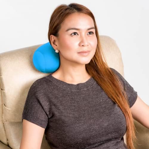 Travel Fanatics Mini Microbead Pillow 35x8 Blue