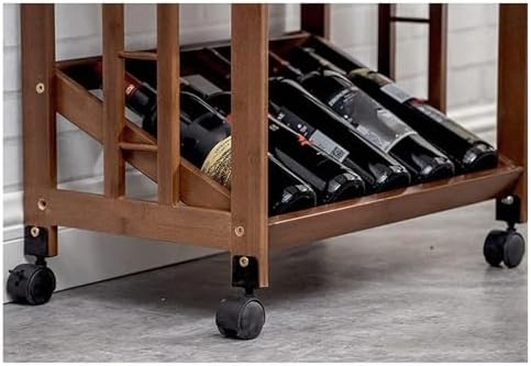 OXOAMP Freestanding Wine Rack with Wheels