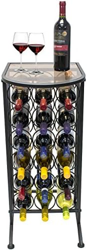 Sorbus Bordeaux Chateau Style Wine Rack Stand Holds 18 Bottles