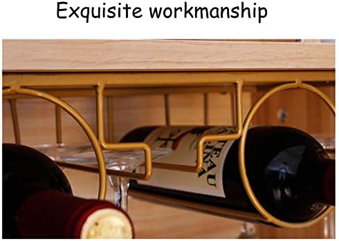 Premium Wall-Mounted Wine Racks with Rose Gold Finish