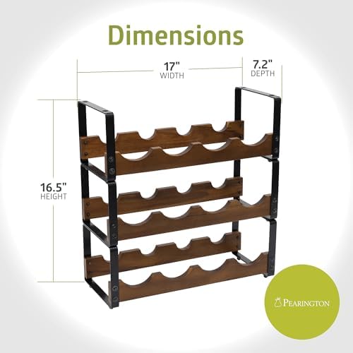 Pearington 12 Bottle Tabletop Wine Rack