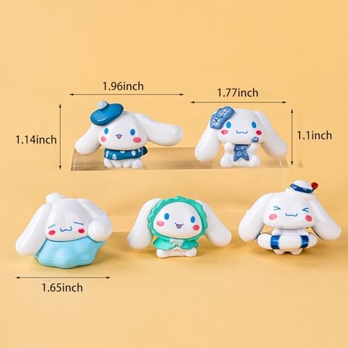 Educatgame Kawaii Anime Cake Topper Set