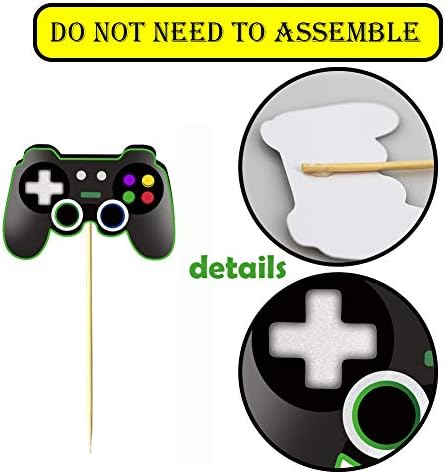 Mity Rain Video Game Controller Cupcake Toppers 24pcs