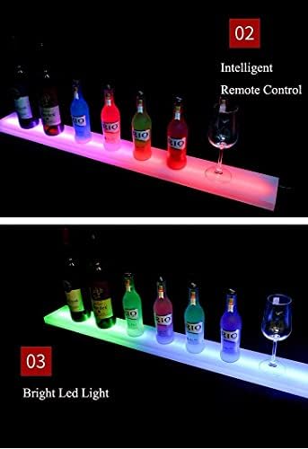 TOYOCC LED Liquor Display Rack with Smart Dimming