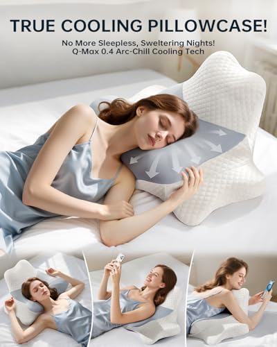 LeArex Ultra Pain Relief Memory Foam Pillow - Neck and Shoulder Support