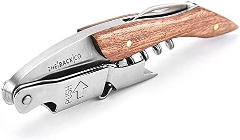 TheRackCo Wall Series - 12 Bottle Wine Rack with Opener