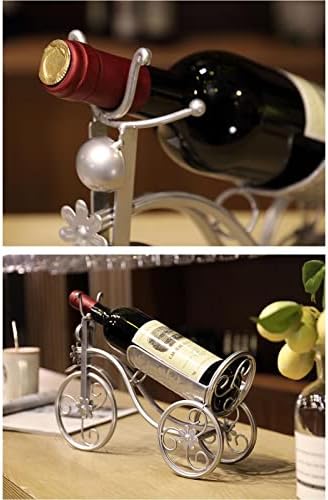 JUSHZ Freestanding Wine Rack 35x10x26cm Silver