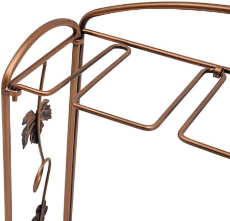 Oiveinya 5-Bottle Freestanding Wine Rack Bronze