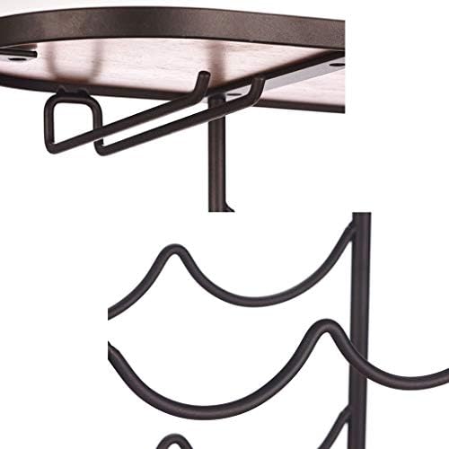 KOHARA Free Standing Wine Rack 6 Bottles 2 Glasses 1