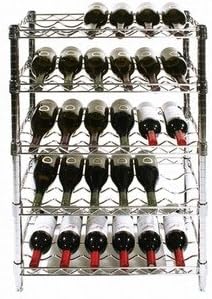 SI Shelving Inc 14d x 24w x 34h Wine Rack with 5 Shelves