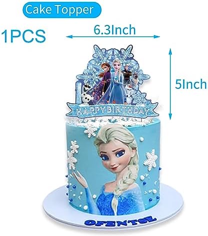 25pcs Ice Cake Toppers for Birthday Party Decorations