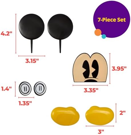 DecoSet Disney Mickey Mouse Cake Topper Set