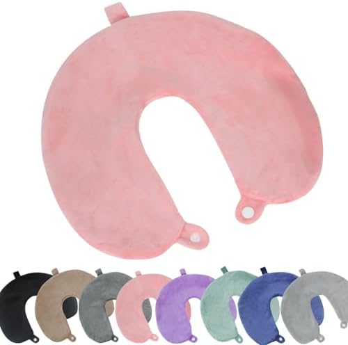 FEIYAUMI Travel Neck Pillow Cover - Zipper Design Soft Breathable