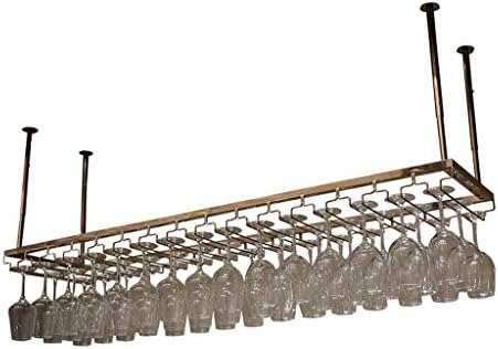 LASEVE Tabletop Wine Rack with Hanging Design
