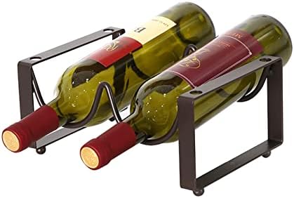 GANYKQ Freestanding Stackable Wine Rack