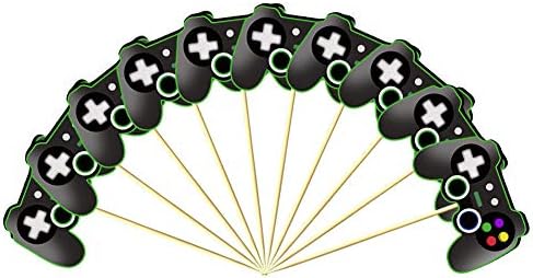 Mity Rain Video Game Controller Cupcake Toppers 24pcs