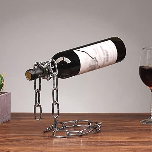 GTEFSWS Silver Freestanding Wine Rack with Suspension