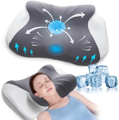 Dormirpilow Cooling Neck Pillow with Memory Foam Support