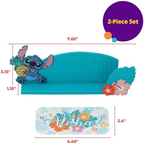 Disneys Stitch Aloha Cake Topper - Personalizable Decoration Set