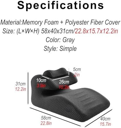 Ergonomic Memory foam Prone Support Pillow for Adult