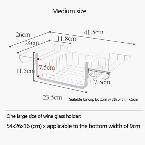 Modern Kitchen Wine Glass Upside Down Rack Medium