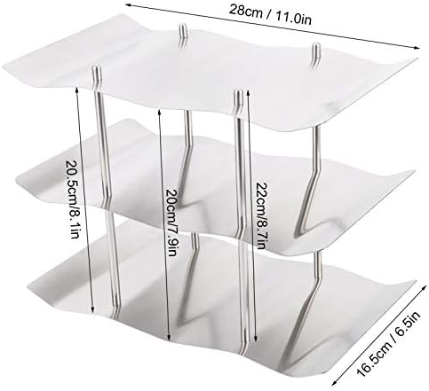 TeamSky 3-Tier Stainless Steel Wine Rack for Kitchen Bar Wine Cellar