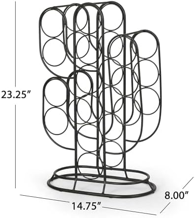 Welpson Tabletop Wine Rack with Cactus Design