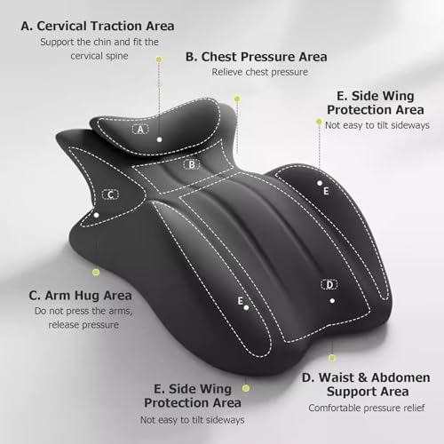 JYHHCYS Prone Position Pillow with Neck Support
