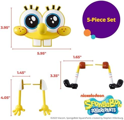 DecoSet SpongeBob SquarePants Cake Topper 5-Piece Set 1