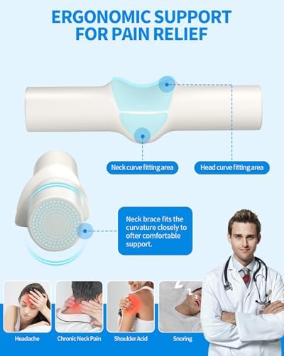 Adjustable Cervical Support Pillow for Neck and Shoulder Relief