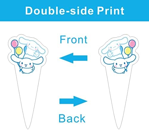 25 Pcs Cinnamoroll Cake Toppers Birthday Decor Set