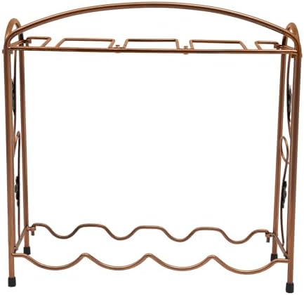Oiveinya 5-Bottle Freestanding Wine Rack Bronze
