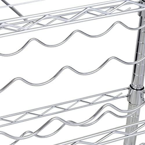 IPPEL 4-Tier Wine Rack for 24 Bottles