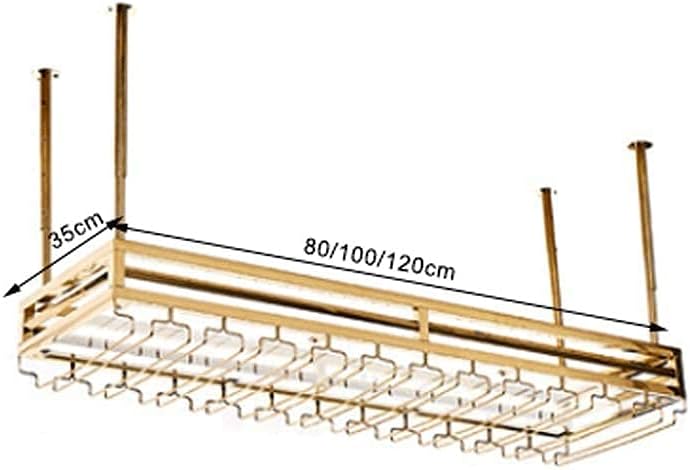 KOHARA Wall-Mounted Wine Rack with Goblet Holder
